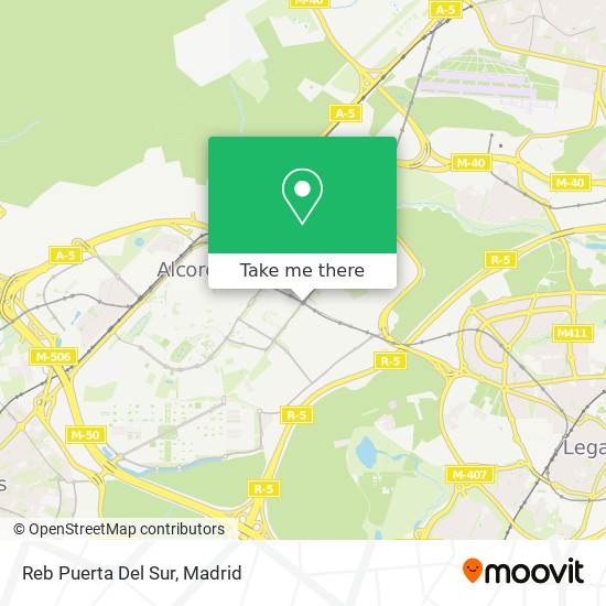 Reb Puerta Del Sur map