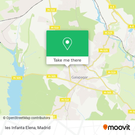 Ies Infanta Elena map