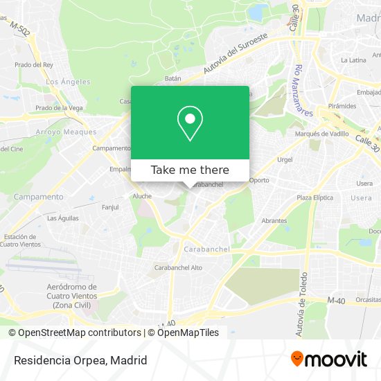 Residencia Orpea map