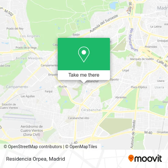 Residencia Orpea map
