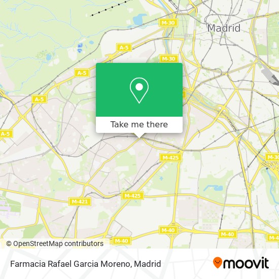 Farmacia Rafael Garcia Moreno map