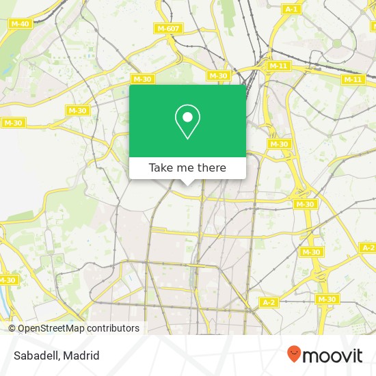 Sabadell map