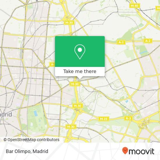 Bar Olimpo map