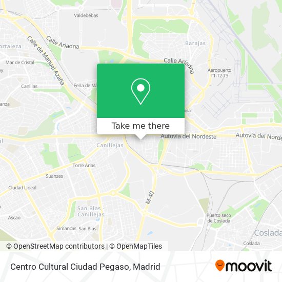 mapa Centro Cultural Ciudad Pegaso