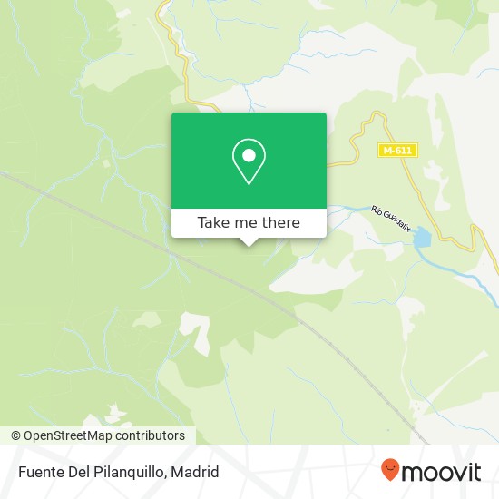mapa Fuente Del Pilanquillo
