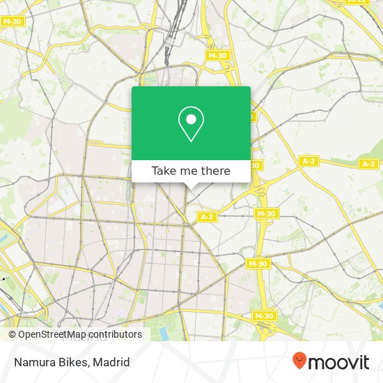 Namura Bikes map