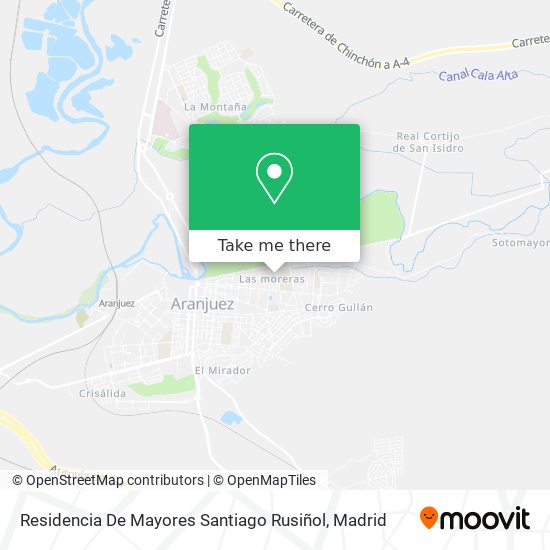Residencia De Mayores Santiago Rusiñol map