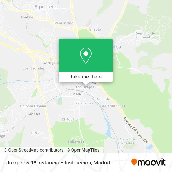 mapa Juzgados 1ª Instancia E Instrucción
