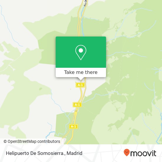 Helipuerto De Somosierra. map
