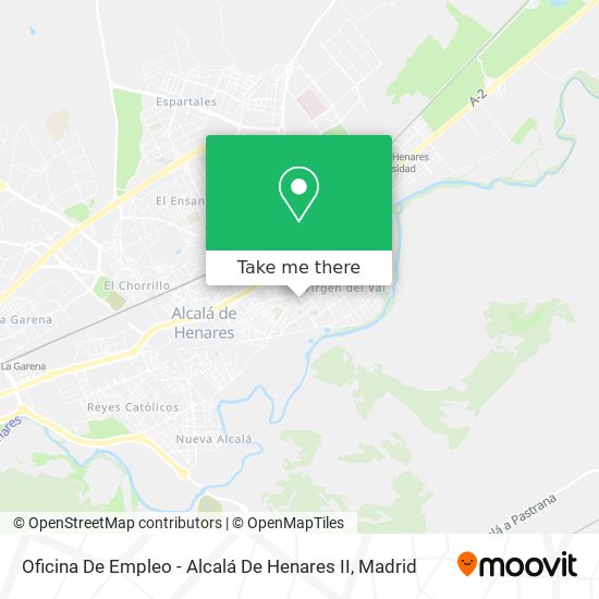 mapa Oficina De Empleo - Alcalá De Henares II