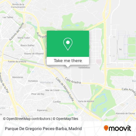 Parque De Gregorio Peces-Barba map