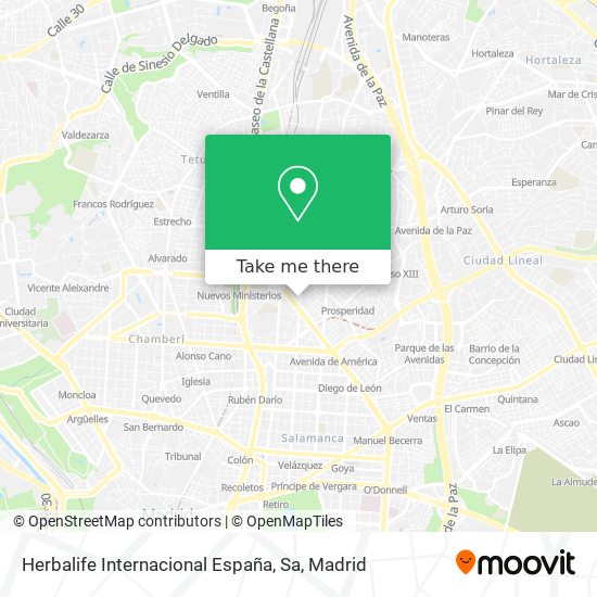 Herbalife Internacional España, Sa map