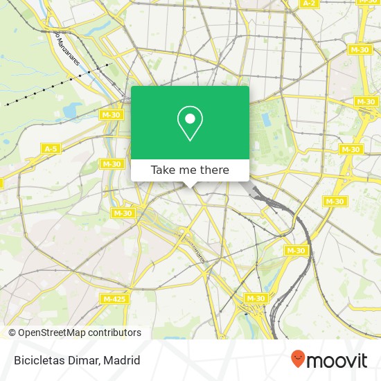 Bicicletas Dimar map