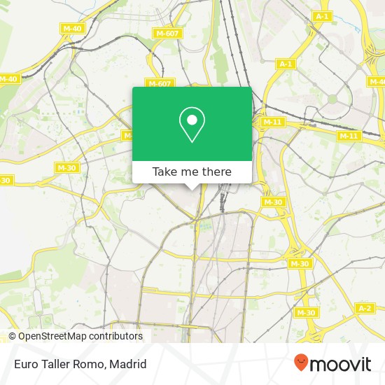 mapa Euro Taller Romo