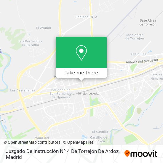 Juzgado De Instrucción Nº 4 De Torrejón De Ardoz map