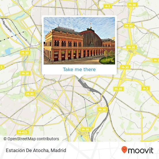 Estación De Atocha map