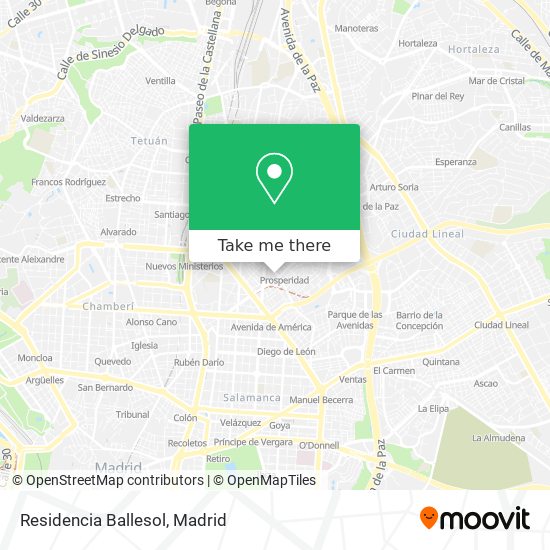 Residencia Ballesol map