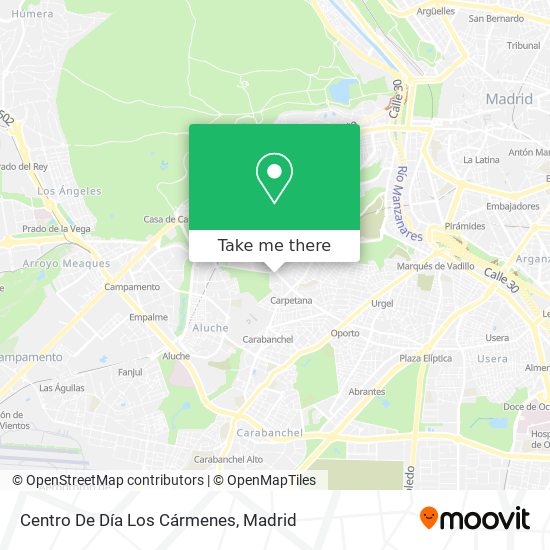 Centro De Día Los Cármenes map