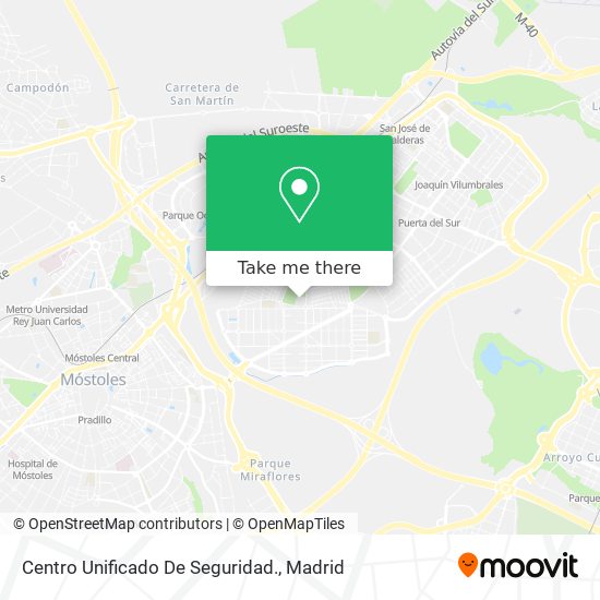 Centro Unificado De Seguridad. map