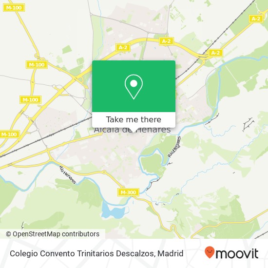 mapa Colegio Convento Trinitarios Descalzos