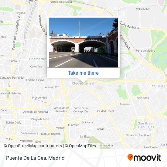 Puente De La Cea map