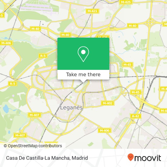 Casa De Castilla-La Mancha map