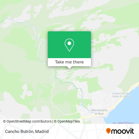 Cancho Butrón map