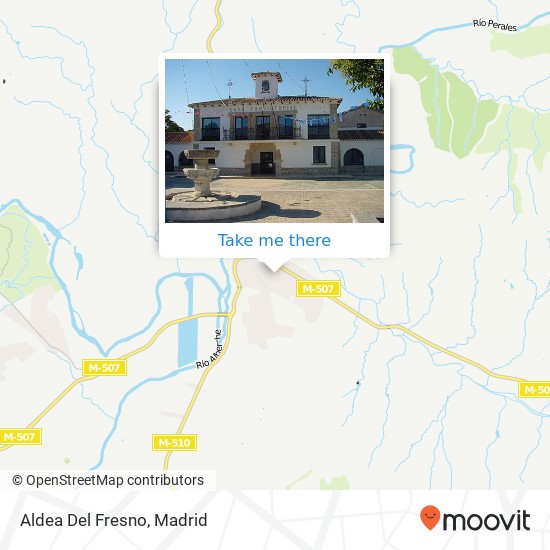 Aldea Del Fresno map