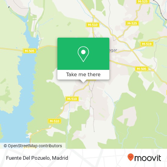 Fuente Del Pozuelo map