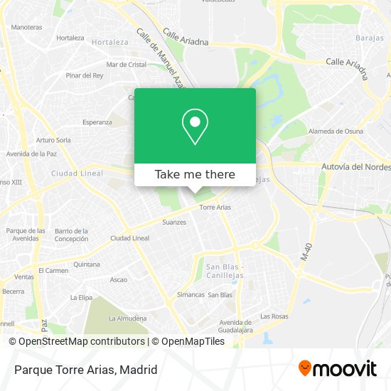 Parque Torre Arias map