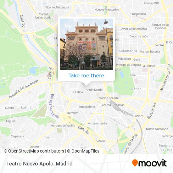 Teatro Nuevo Apolo map