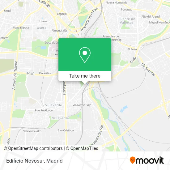 Edificio Novosur map