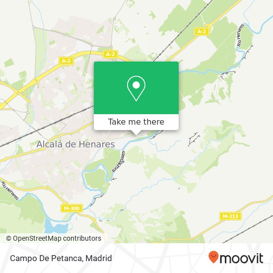 mapa Campo De Petanca