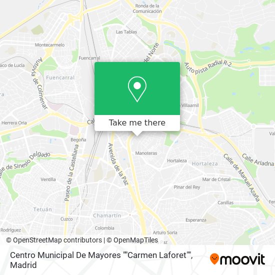 Centro Municipal De Mayores ""Carmen Laforet"" map