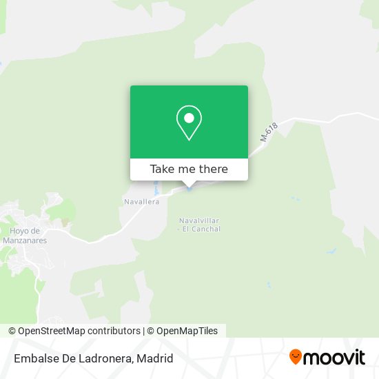 Embalse De Ladronera map