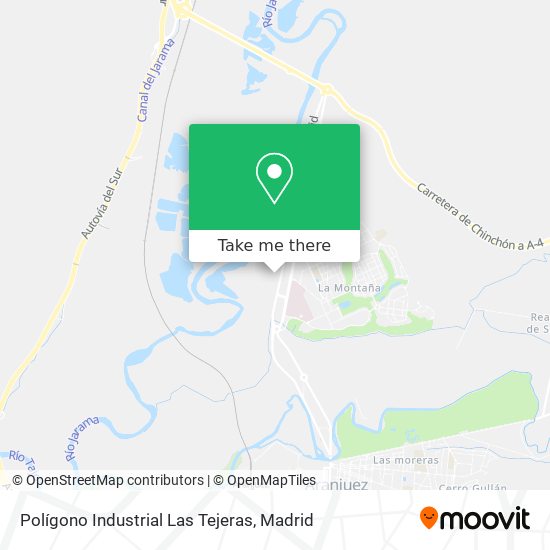 Polígono Industrial Las Tejeras map