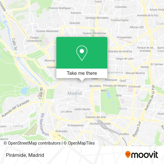 Pirámide map