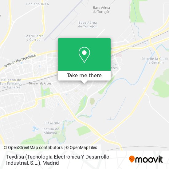 Teydisa (Tecnología Electrónica Y Desarrollo Industrial, S.L.) map