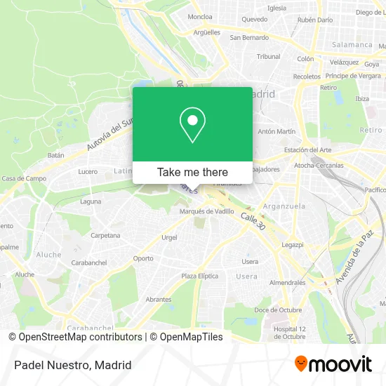 Padel Nuestro map