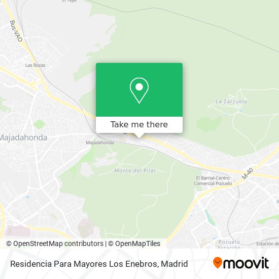 mapa Residencia Para Mayores Los Enebros