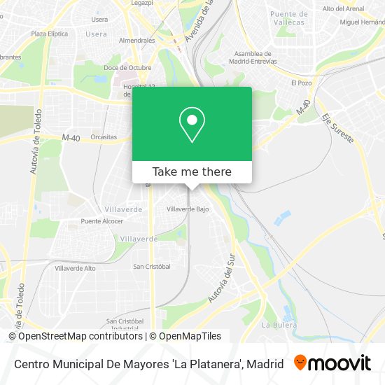 Centro Municipal De Mayores 'La Platanera' map