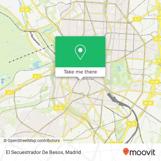 El Secuestrador De Besos map