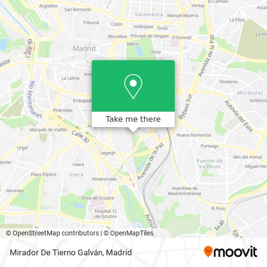 Mirador De Tierno Galván map