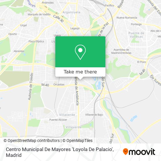 Centro Municipal De Mayores 'Loyola De Palacio' map