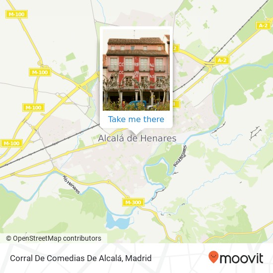 Corral De Comedias De Alcalá map