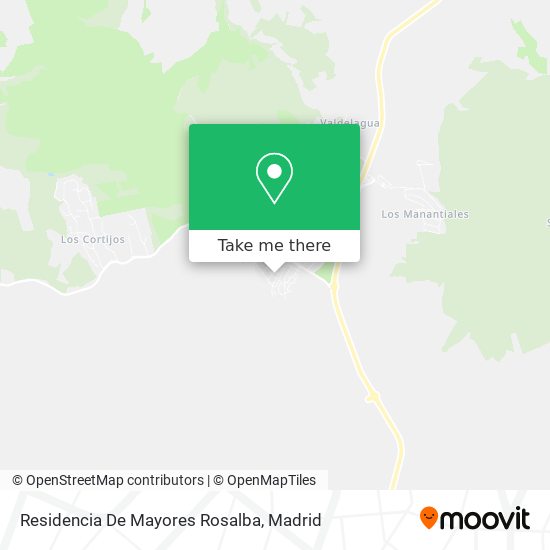 mapa Residencia De Mayores Rosalba