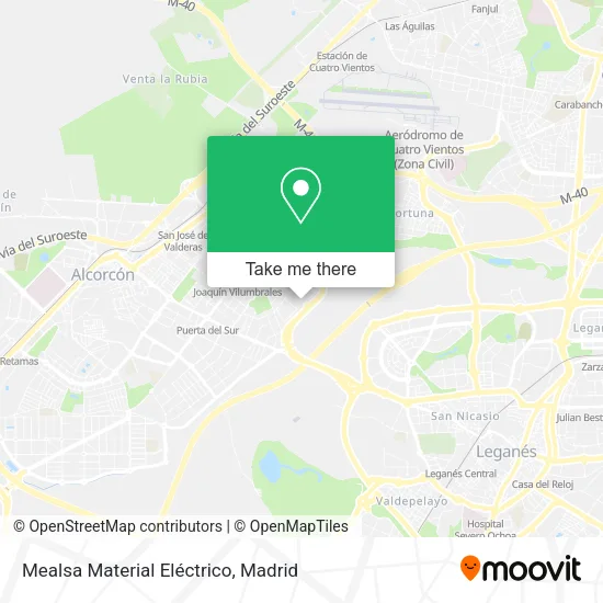 Mealsa Material Eléctrico map