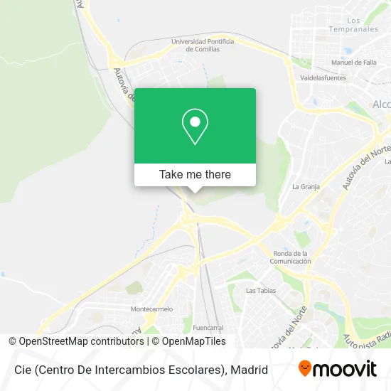Cie (Centro De Intercambios Escolares) map