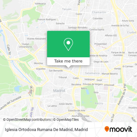 Iglesia Ortodoxa Rumana De Madrid map