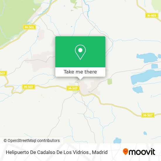 Helipuerto De Cadalso De Los Vidrios. map